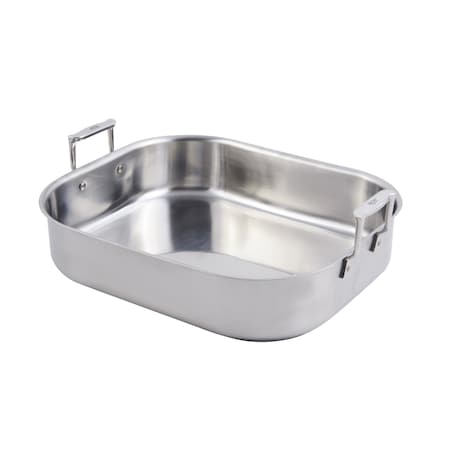 Bon Chef Cucina Rotisserie Pan - Ind Btm   16 1/2" X 14 1/4" X 4"  / 10 Qt 60010CLD